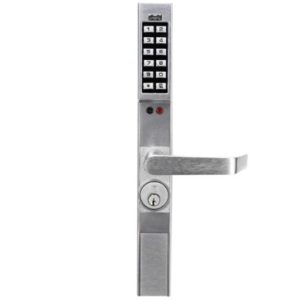 Alarm Lock Trilogy - DL1300 - Narrow Stile Keypad Lever Lock w/ Audit Trail - 26D - Satin Chrome - Grade 1