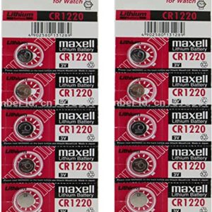 CR1220 5-PACK 3-Volt Lithium Battery RETAIL PACKAGING (Maxell)