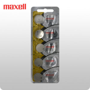 CR1620 5-PACK 3-Volt Lithium Battery RETAIL PACKAGING (Maxell)