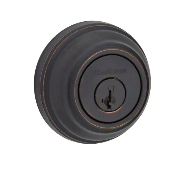 Microban Keys Example Venetian Bronze Single Cylinder Deadbolt featuring SmartKey Security ...