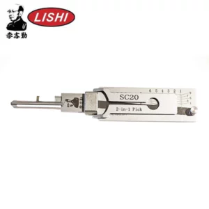 Original Lishi - SC20 / A1145L / Schlage L Keyway / Residential Commercial 2-In-1 Pick