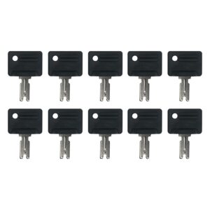 Ignition Keys Replacement for Forklift Caterpillar Crown Clark Yale Hyster Gradall Gehl Komatsu - 166, 107151-002