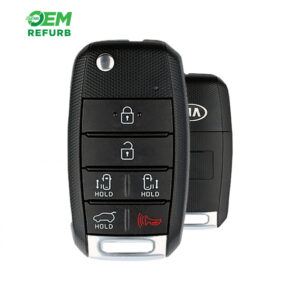 Kia Sedona 2015-2018 6-Btn Flip Key w/Doors (TQ8-RKE-4F21)—OEM REFURB MINT