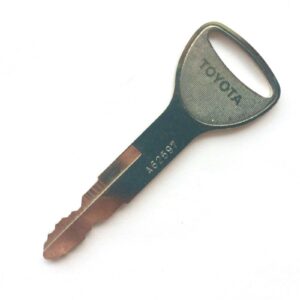 Toyota Forklift Ignition Key replaces keys marked A62597, # 57591-23330-71