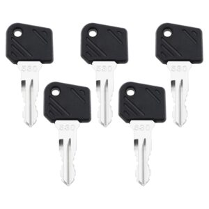 SING F LTD 530 Ignition Starter Keys Compatible with Heli Forklift Compatible with Linde Forklift Heavy Equipment Replacement Keys