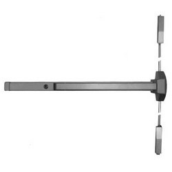 GENERAL LOCK | ED2300V-P 689 36Exit Device, Non-Handed, Surface Vertical Rod, Panic, 36" Length, Aluminum