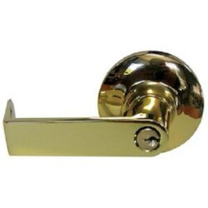 GENERAL LOCK | L153R 605 C 234 S ANSICylindrical Leverset, Mechanical, Clutched R-Lever, Grade-1, Square Latch, Schlage C Keyway, 180 Degree, 2-3/4" Backset, ANSI F109 Strike, Bright Brass, For Entry/Office
