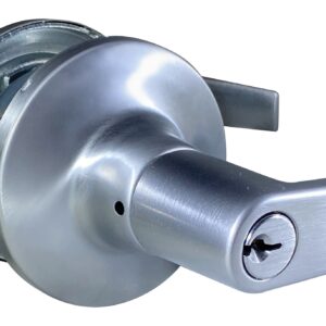 GENERAL LOCKTubular Leverset, ANSI: Grade 2, Function: Entry Lock, US26D Satin Chrome, Lever, Boxed